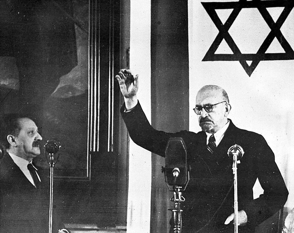 Sionistelederen Chaim Weizmann sto sentralt i anstrengelsene for å få den britiske regjeringen til å støtte sionismen. I 1948 ble han Israels første president. Foto: AP Photo/NTB scanpix/arkiv