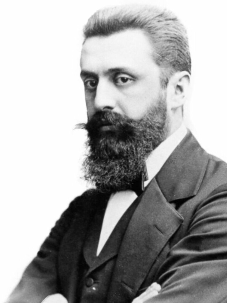 Theodor Herzl (1860–1904) var en østerriksk-jødisk journalist som grunnla den politiske sionismen.Foto: Wikimedia