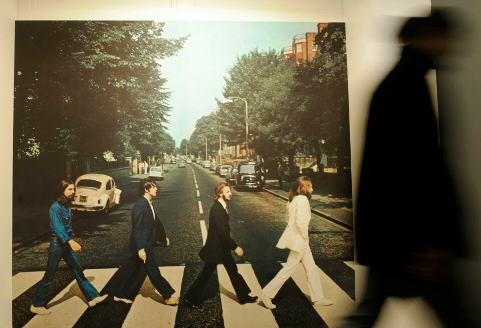 A visitor passes an oversized cover of 'Abbey Road' during the opening of the 'Beatles Museum' in Hamburg, Germany, Thursday, May 28, 2009. (AP Photo/Fabian Bimmer) A visitor passes an oversized cover of 'Abbey Road' during the opening of the 'Beatles Museum' in Hamburg, Germany, Thursday, May 28, 2009. (AP Photo/Fabian Bimmer)