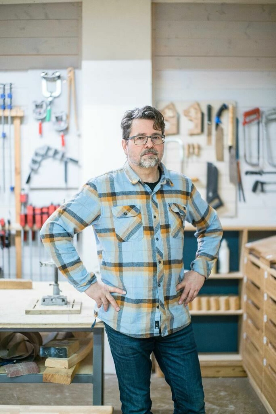 Svein Anders Tjernsbekk er rektor på Østfold møbelsnekkerskole. Svein Anders Tjernsbekk er rektor på Østfold møbelsnekkerskole.