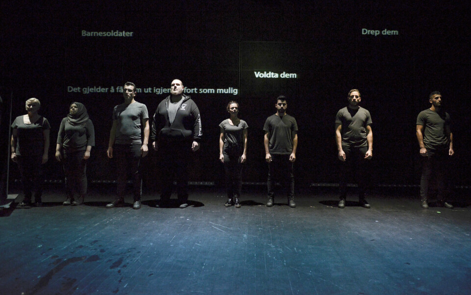 Kilden teater har lagget ubehagelig teater, med mange ekstreme dilemmaer. Foto: Kilden