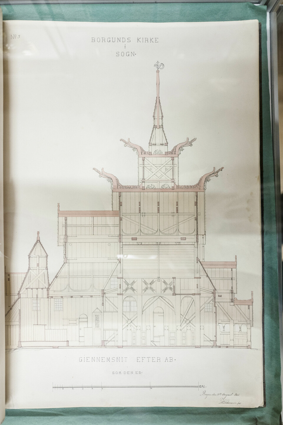 Vår første riksantikvar, Herman Major Schirmer, var elev ved en tegneskole da han 16 år gammel utførte oppmåling og nedtegning av Borgund stavkirke i 1861.