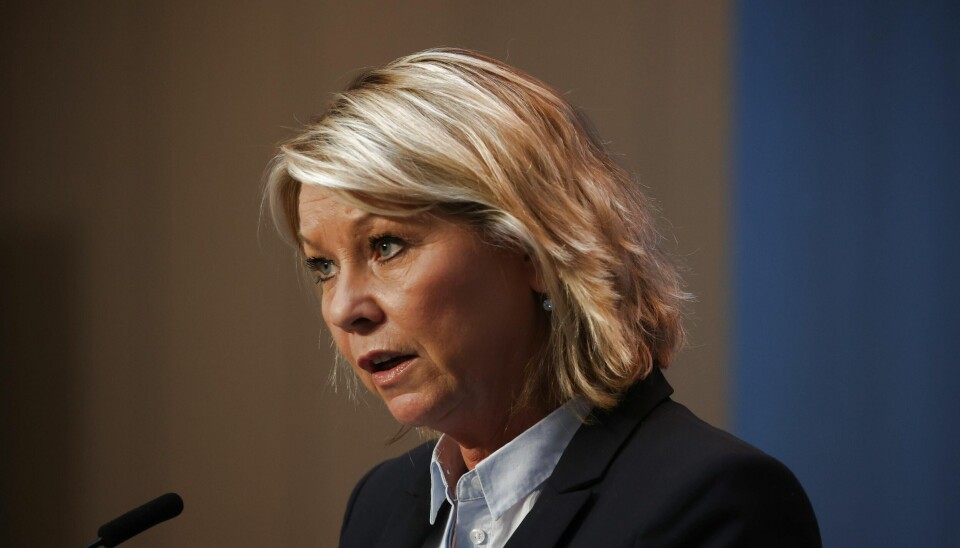 Justisminister Monica Mæland (H).