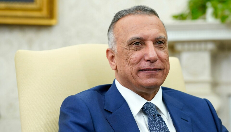KUNST: Iraks statsminister Mustafa al-Kadhimi vil ta med seg tusenvis av stjålne kunstskatter når han torsdag drar fra USA tilbake til Bagdad. Iraks statsminister Mustafa al-Kadhimi vil ta med seg tusenvis av stjålne kunstskatter når han torsdag drar fra USA tilbake til Bagdad. Foto: AP / NTB