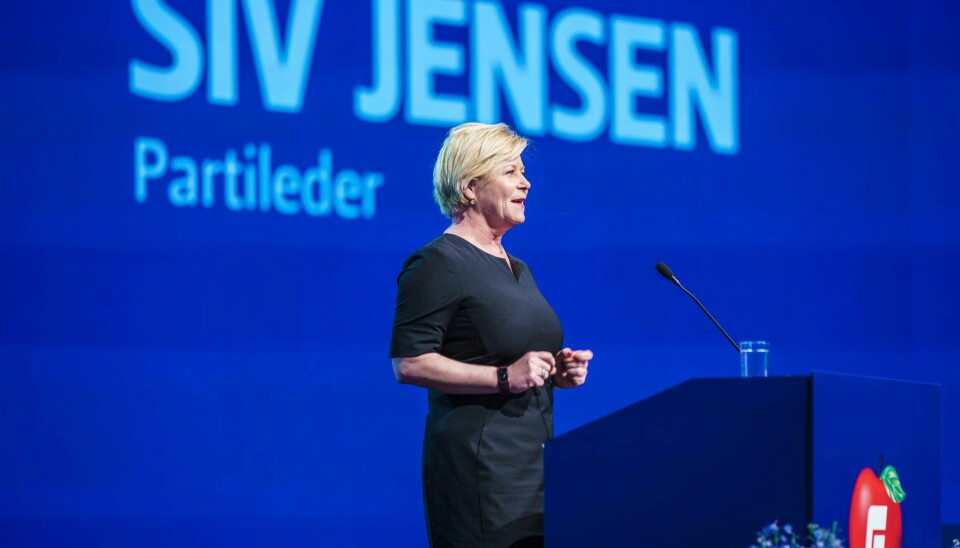 FORSVARER BEGREP: Siv Jensen lanserte begrepet snikislamisering i 2009. Hun mener det ikke gir uttrykk for noen konspirasjonsteori mot muslimer.