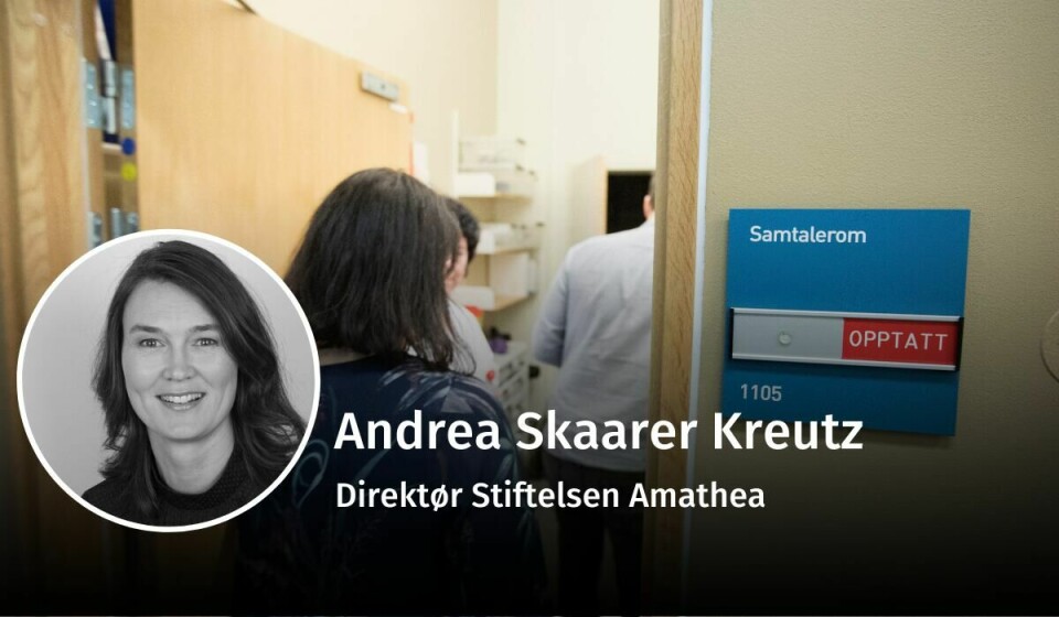 DEN GODE SAMTALEN: Ved å erstatte nemndene med en uavhengig samtaletjeneste, skaper man et trygt rom, skriver direktøren i helsetjenesten for gravide, Amathea. DEN GODE SAMTALEN: Ved å erstatte nemndene med en uavhengig samtaletjeneste, skaper man et trygt rom, skriver direktøren i helsetjenesten for gravide, Amathea.