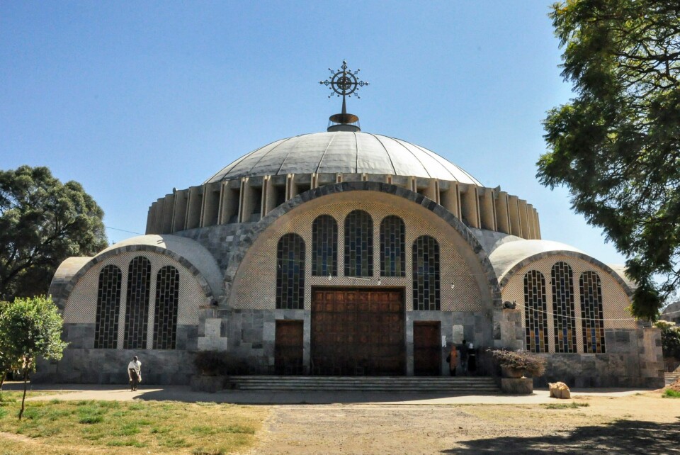 ORTODOKS KIRKE: Bildet viser kirken St. Mary of Zion Axum, der det skal ha foregått drap og overgrep mot sivile i slutten av november i fjor. Mange hundre mennesker skal ha blitt drept av eritreiske soldater. Foto: AP / NTB