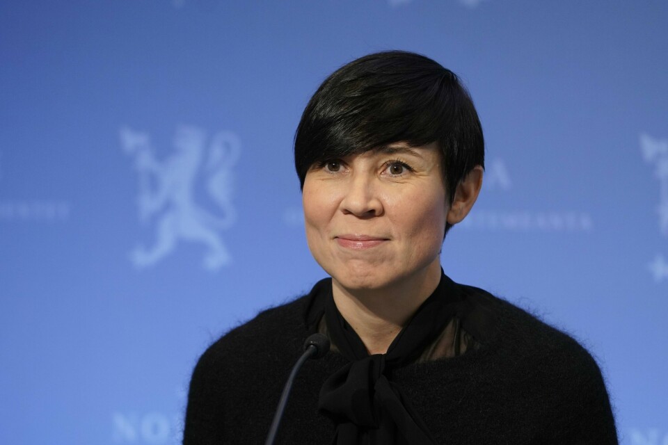 PRESSEKONFERANSE: Utenriksminister Ine Eriksen Søreide ledet tirsdag et møte i Giverlandsgruppen for Palestina.
