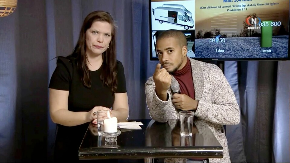 «Hvis du gir til mitt rike skal jeg ta gnageren, coronaviruset, som er imot dine barn», sa predikanten Dionny Baez.