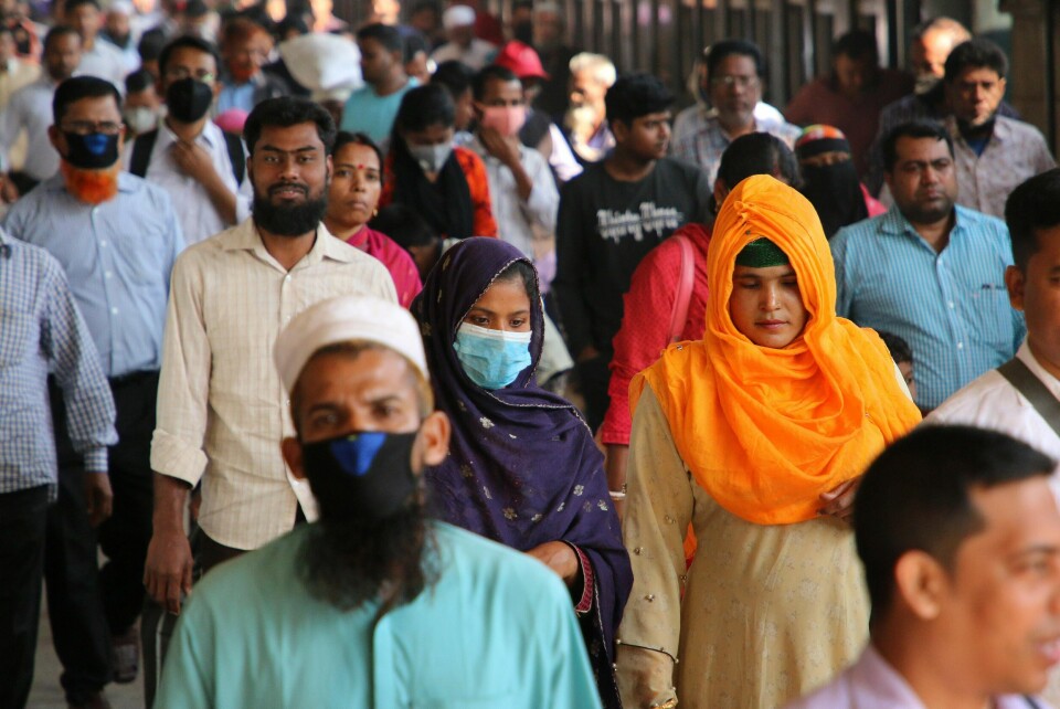 Det er all grunn til å tro at fattige land vil bli aller hardest rammet av koronapandemien. Illustrasjonsbilde fra Dhaka i Bangladesh.