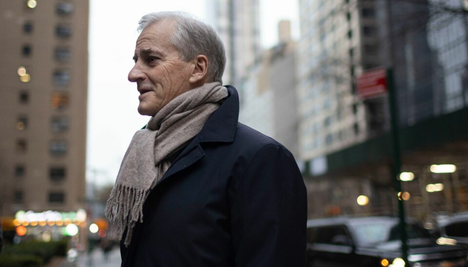 BESØK: Statsminister Jonas Gahr Støre i New York med anledning av Norges Presidentskap i Sikkerhetsrådet på FN. Torsdag møtte han president Joe Biden i Det hvite hus. – Navnet på de enkelte i delegasjonen så jeg i mediene da de ankom Norge, sier statsminister Jonas Gahr Støre (Ap), som nå er på besøk i New York i anledning Norges presidentskap FNs sikkerhetsråd. Foto: Pontus Höök / NTB