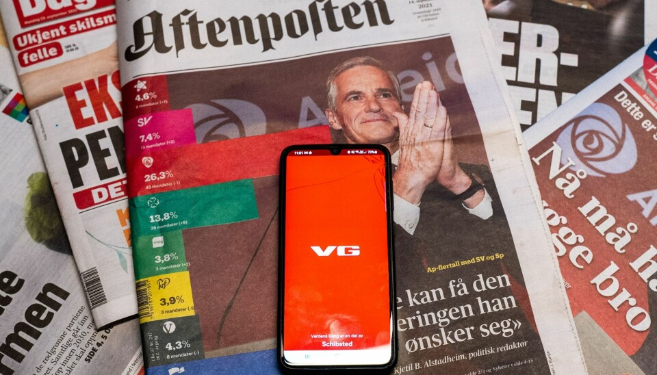 VG er Norges mest leste mediehus og er den digitale avisen med flest lesere, mens Aftenposten er største papiravis. VG er mest leste mediehus og er den digitale avisen med flest lesere, mens Aftenposten er største papiravis.Foto: Ali Zare / NTB