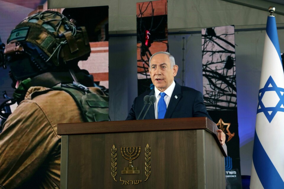 Israels statsminister Benjamin Netanyahu. Foto: Gil Cohen-Magen / Pool Photo via AP / NTB Israels statsminister Benjamin Netanyahu. Foto: AP / NTB