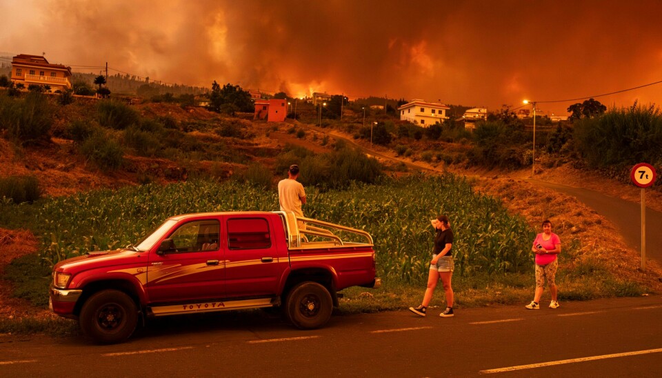 Politiet på Tenerife sier brannen som herjer på ferieøya er påsatt, opplyser regionleder Fernando Clavijo. Foto: Arturo Rodriguez / AP / NTB Politiet på Tenerife sier brannen som herjer på ferieøya er påsatt, opplyser regionleder Fernando Clavijo. Foto: Arturo Rodriguez / AP / NTB