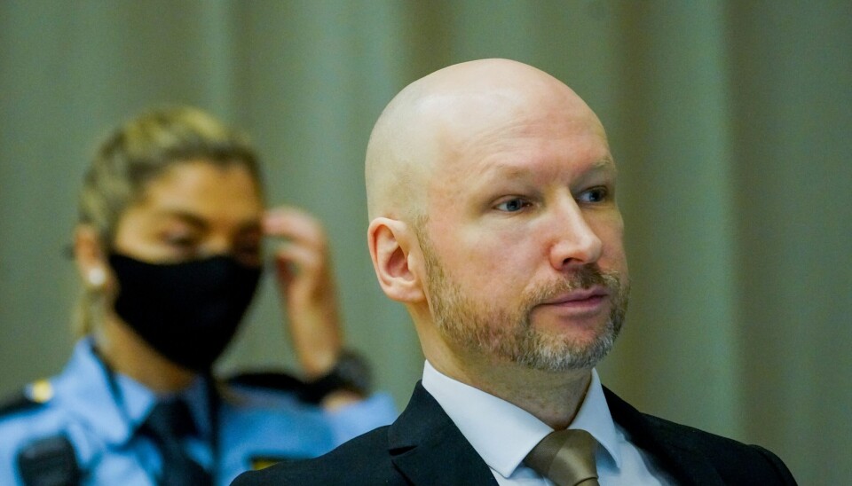 Terrordømte Anders Behring Breivik saksøker staten for soningsforholdene i Ringerike fengsel. Foto: Ole Berg-Rusten / NTB Terrordømte Anders Behring Breivik saksøker staten for soningsforholdene i Ringerike fengsel.Foto: Ole Berg-Rusten / NTB