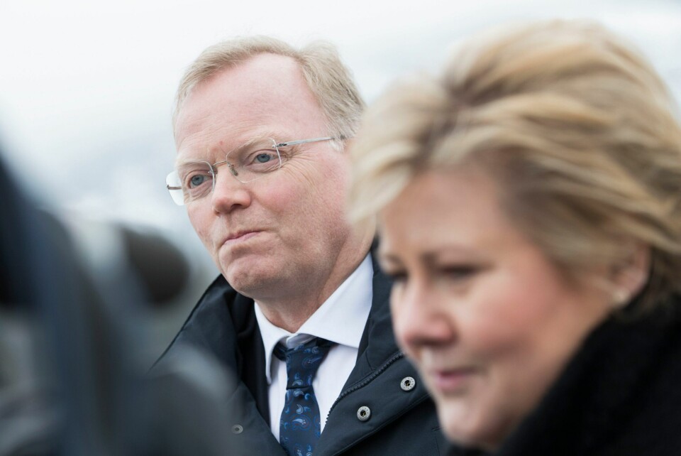 Fredag kom det fram at Høyre-leder Erna Solbergs ektemann Sindre Finnes gjorde over 3600 aksjehandler mens kona var statsminister i perioden 2013 til 2021. Arkivfoto: Håkon Mosvold Larsen / NTB Fredag kom det fram at Høyre-leder Erna Solbergs ektemann Sindre Finnes gjorde over 3600 aksjehandler mens kona var statsminister i perioden 2013 til 2021. Arkivfoto: Håkon Mosvold Larsen / NTB