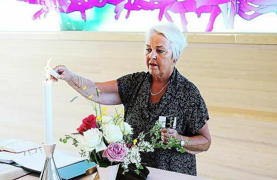 Randi Elisabeth Frafjord har jobbet frivillig i Bøler menighet i over 50 år. – Det er også en investering i min egen livskvalitet, sier hun.