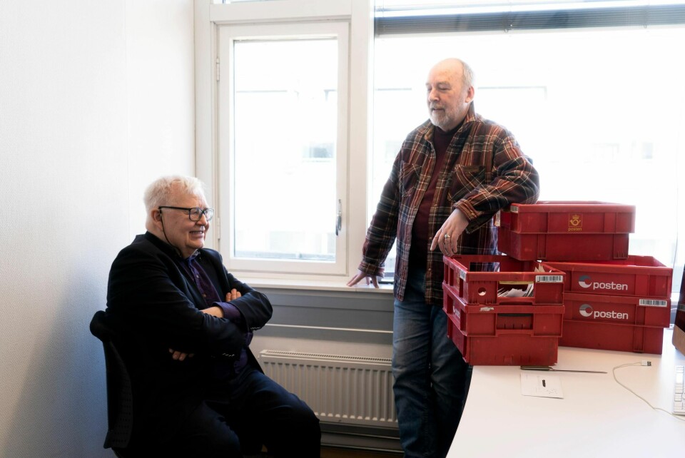 Jaffen – Jan Fredrik Olsson – sammen med Olav Egil Aune.