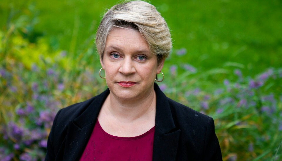 – Det er partene selv som i utgangspunktet er ansvarlige for å finne en løsning i slike saker. Men når konflikten kan medføre så store samfunnsmessige konsekvenser for hele Europa, har jeg ikke annet valg enn å gripe inn, sier arbeidsminister Marte Mjøs Persen (Ap). Arbeidsminister Marte Mjøs Persen (Ap). Foto: Javad Parsa / NTB