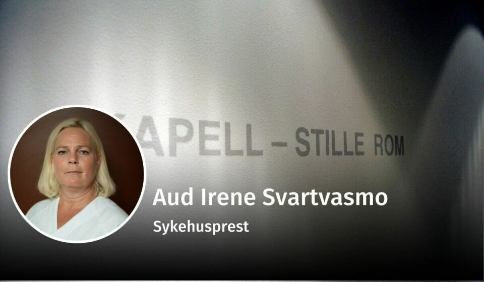 FOR ALLE: «Like gyldig» for alle har en tendens til å bli «likegyldig», skriver Aud Irene Svartvasmo, om hvordan vi møter det livssynsåpne samfunnet. Aud Irene Svartvasmo, ukeslutt