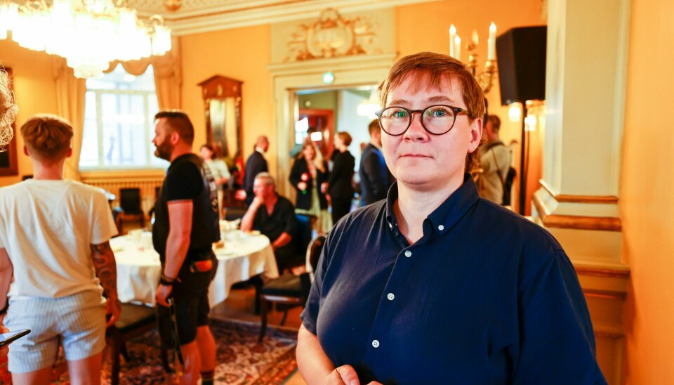 Leder for Oslo Pride Inger Kristin Haugsevje var fredag i møte mellom det skeive miljøet og statsrådene i Stortingets representasjonsbolig. Hun takker for støtten etter skyteepisoden i Oslo forrige helg. Leder for Oslo Pride Inger Kristin Haugsevje var fredag i møte mellom det skeive miljøet og statsrådene i Stortingets representasjonsbolig. Hun takker for støtten etter skyteepisoden i Oslo forrige helg. Foto: Geir Olsen / NTB