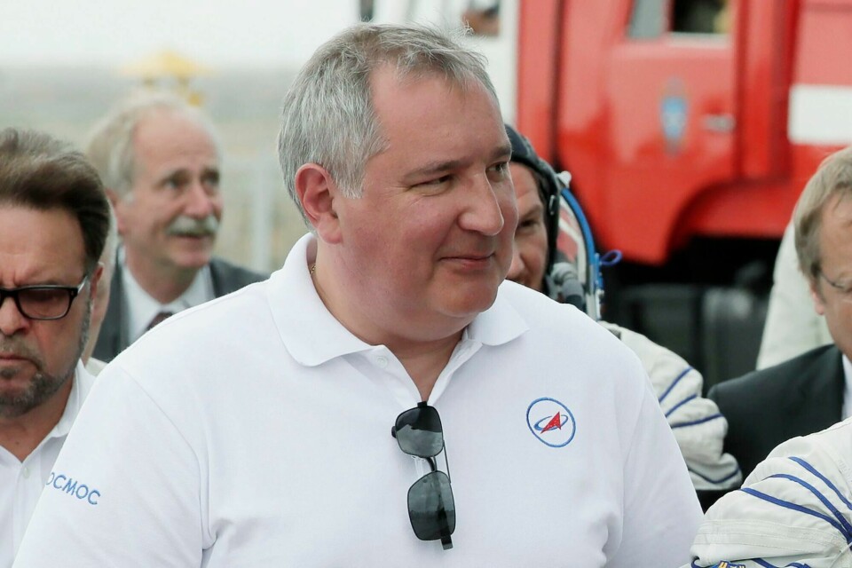 ROMSTASJON: Samarbeidet mellom USA og Russland fortsetter på Den internasjonale romstasjonen. Men fredag ga president Vladimir Putin sjefen for den russiske romadministrasjonen, Dmitrij Rogozin, sparken. Her fotografert i 2018. Samarbeidet mellom USA og Russland fortsetter på Den internasjonale romstasjonen. Men fredag ga president Vladimir Putin sjefen for den russiske romadministrasjonen, Dmitrij Rogozin, sparken. Her fotografert i 2018. Foto: Dmitrij Lovetskij / Pool Photo via AP / NTB