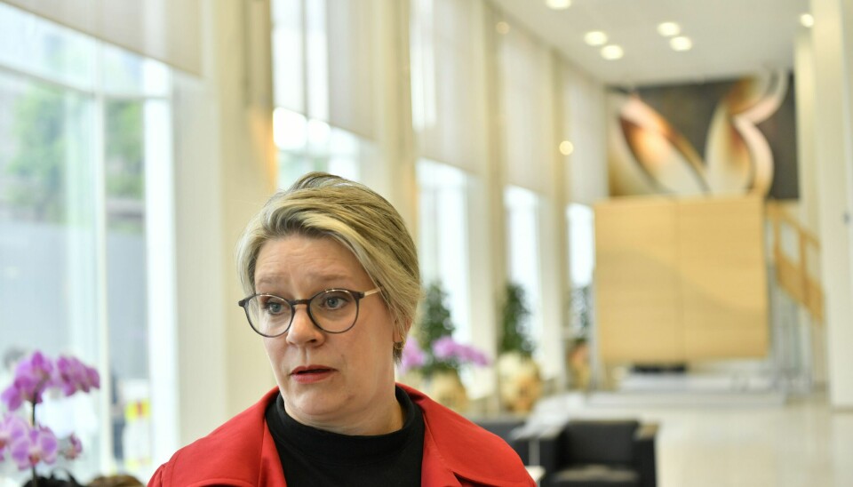 MINISTER: Arbeids- og inkluderingsminister Marte Mjøs Persen (Ap) ber kommunene om å stille opp og bosette 7.000 flere ukrainske flyktninger. Arbeids- og inkluderingsminister Marte Mjøs Persen (Ap) ber kommunene om å stille opp og bosette 7.000 flere ukrainske flyktninger. Foto: Rodrigo Freitas / NTB