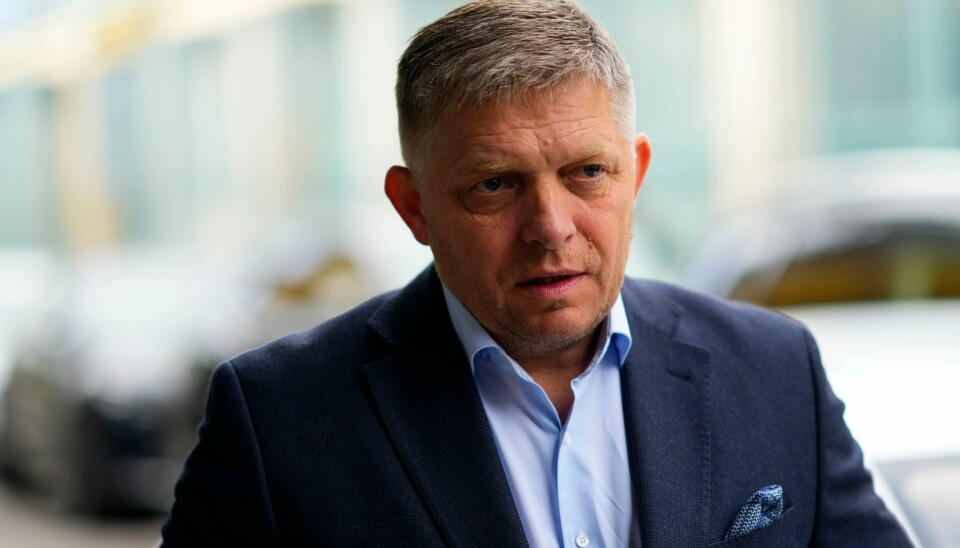 Slovakias statsminister Robert Fico fotografert i fjor høst. Foto: Petr David Josek / AP / NTB Slovakias statsminister Robert Fico fotografert i fjor høst. Foto: Petr David Josek / AP / NTB