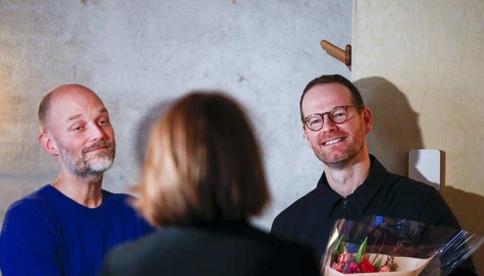 Joachim Trier og Eskil Vogt sier de er svært overrasket over at filmen «Verdens verste menneske» er nominert i to Oscar-kategorier. Foto: Javad Parsa / NTB Joachim Trier og Eskil Vogt sier de er svært overrasket over at filmen «Verdens verste menneske» er nominert i to Oscar-kategorier. Foto: Javad Parsa / NTB