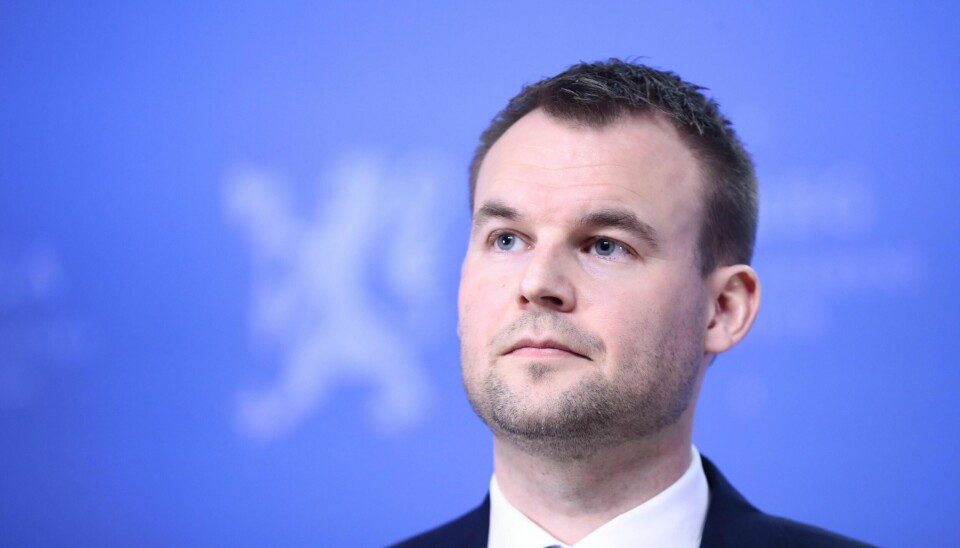 KrF-lederen er i hjemmekarantene.