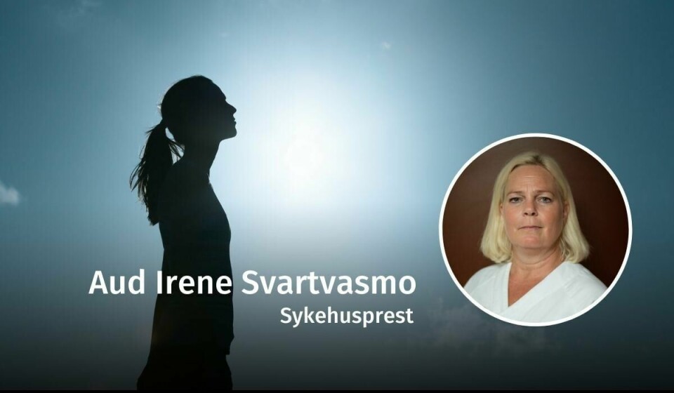 STILLE ROP: «Jeg var 17 og uønsket gravid», skriver sykehusprest Aud Irene Svartvasmo. Her forteller hun åpenhjertig sin egen aborthistorie. Aud Irene Svartvasmo, abort, debatt