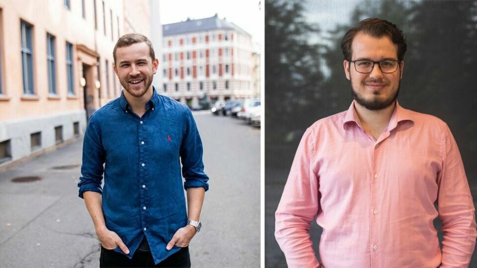 SKAL GRILLES: I kveld møtes Jon Romuld Håversen fra Laget (t.v.) og Øistein Sommerfeldt Lysne fra Humanistisk Ungdom for å diskutere overbevisningene sine. SKAL GRILLES: I kveld møtes Jon Romuld Håversen fra Laget (t.v.) og Øistein Sommerfeldt Lysne fra Humanistisk Ungdom for å diskutere overbevisningene sine.