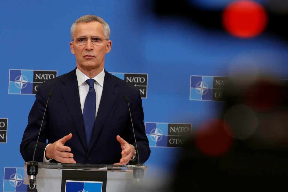 Natos generalsekretær Jens Stoltenberg sier krigen i Ukraina kan vare i flere år. Foto: Olivier Matthys / AP / NTB Natos generalsekretær Jens Stoltenberg sier krigen i Ukraina kan vare i flere år. Foto: Olivier Matthys / AP / NTB