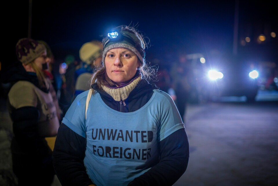 I fjor mistet Sally Hovelsø på Svalbard stemmeretten da regjeringen innførte nye regler om at utenlandske statsborgere må ha bodd tre år på fastlandet i Norge for å ha stemmerett og være valgbar til lokalstyret i Longyearbyen. I fjor mistet Sally Hovelsø på Svalbard stemmeretten da regjeringen innførte nye regler om at utenlandske statsborgere må ha bodd tre år på fastlandet i Norge for å ha stemmerett og være valgbar til lokalstyret i Longyearbyen.Foto: Ole Berg-Rusten / NTB