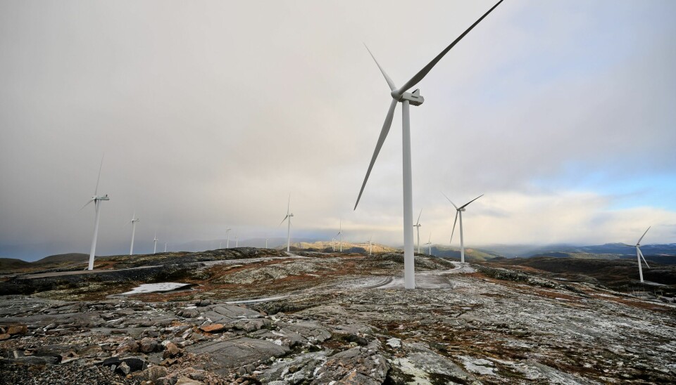 Roan vindpark i Åfjord kommune i Trøndelag. Arkivfoto: Ole Martin Wold / NTB / NPK Roan vindpark i Åfjord kommune i Trøndelag. Arkivfoto: Ole Martin Wold / NTB / NPK