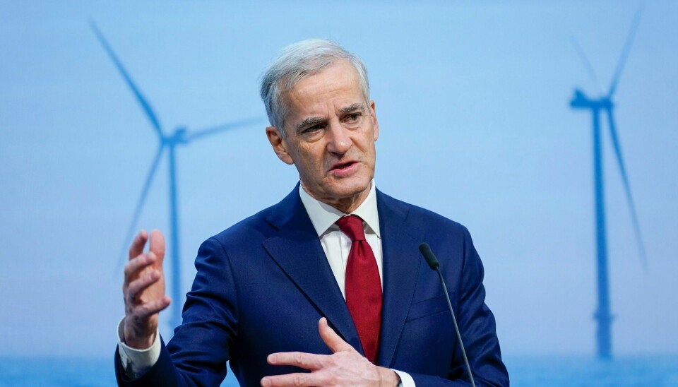 HAVVIND: Statsminister Jonas Gahr Støre (Ap) vil bygge ut 30 gigawatt havvind i Norge fram mot 2040. Det vil nesten tilsvare den samlede norske vannkraften og kreve anslagsvis 1.500 vindmøller til havs lands norskekysten. Foto: Lise Åserud / NTB Statsminister Jonas Gahr Støre (Ap) vil bygge ut 30 gigawatt havvind i Norge fram mot 2040. Det vil nesten tilsvare den samlede norske vannkraften og kreve anslagsvis 1.500 vindmøller til havs lands norskekysten. Foto: Lise Åserud / NTB