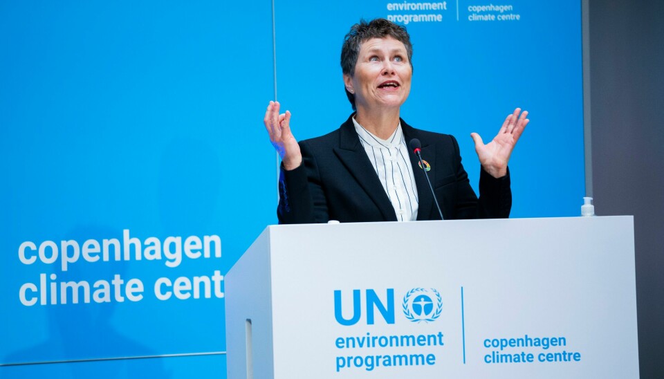 Tidligere justisminister Grete Faremo skal ifølge New York Times ha sagt opp sin stilling som direktør i FN. Foto: Martin Sylvest/Ritzau Scanpix via AP / NTB Tidligere justisminister Grete Faremo skal ifølge New York Times ha sagt opp sin stilling som direktør i FN. Foto: Martin Sylvest/Ritzau Scanpix via AP / NTB
