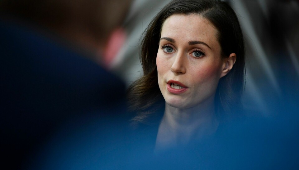 FINLAND: Statsminister Sanna Marin og et flertall i den finske nasjonalforsamlingen ønsker å forsterke grensen mot Russland. Finlands statsminister Sanna Marin og et flertall i den finske nasjonalforsamlingen ønsker å forsterke grensen mot Russland. Foto: AP / Geert Vanden Wijngaert / NTB