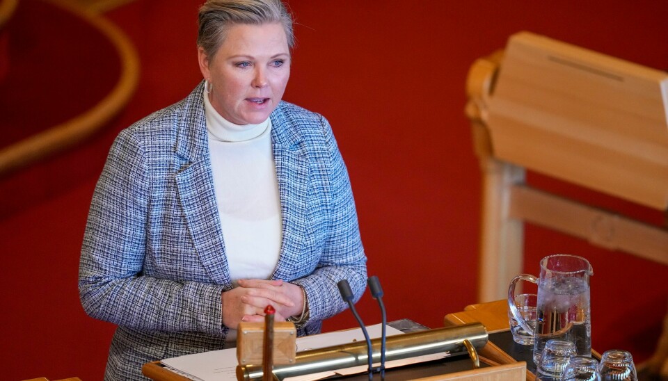 Utviklingsminister Anne Beathe Tvinnereim (Sp) undertegnet torsdag en avtale om at Norge skal gi 120 millioner kroner til FNs arbeid med katastrofeforebygging i utviklingsland. Pengene gis i perioden 2022–2025. Foto: Javad Parsa / NTB Utviklingsminister Anne Beathe Tvinnereim under den muntlige spørretimen i Stortinget onsdag. Hun bekreftet at norske myndigheter fortsatt har kontakt med Taliban. Foto: Javad Parsa / NTB