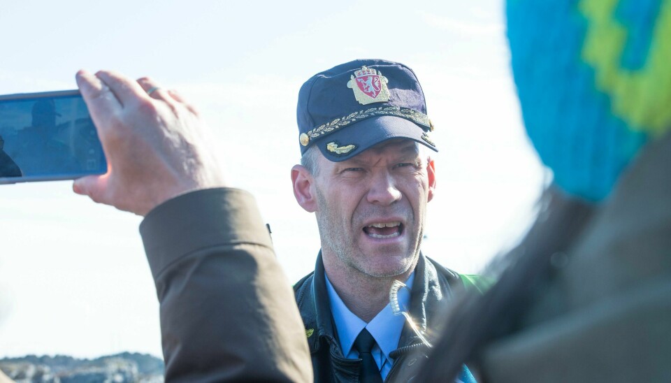 Fungerende stabssjef Kjetil Øyri i Vest politidistrikt sier at politiet vil være til stede med stor synlighet under fredagens minnemarkering i Bergen. Fungerende stabssjef Kjetil Øyri i Vest politidistrikt sier at politiet vil være til stede med stor synlighet under fredagens minnemarkering i Bergen. Foto: Marit Hommedal / NTB