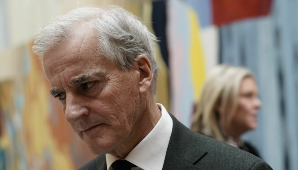 Statsminister Jonas Gahr Støre (Ap) sier det er behov for store mengder ammunisjon på grunn av krigen i Ukraina. Arkivfoto: Cornelius Poppe / NTB LOs medlemmer flykter fra Jonas Gahr Støre og Arbeiderpartiet. Foto: Cornelius Poppe / NTB