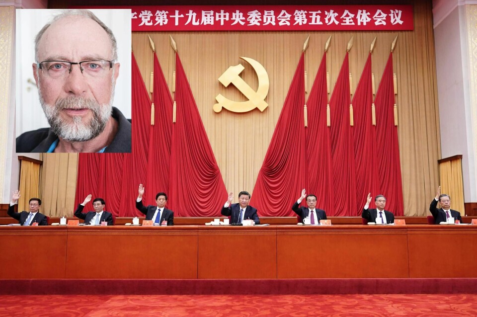 – Hvordan kan engasjementet for ytringsfrihet skygge for de enorme endringene som finner sted i dagens Kina? skriver Geir Hellemo. Bilde: Kinas President Xi Jinping sammen med andre medlemmer av Kinas Kommunistparti.