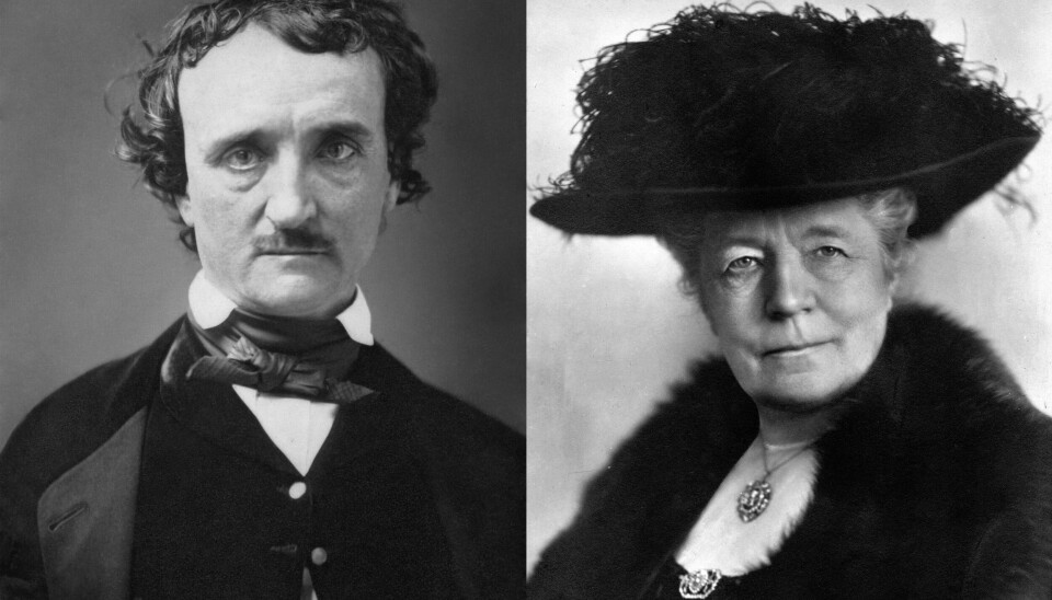 DE GAMLE ER ELDST: Edgar Allan Poe og Selma Lagerlöf, to litterære skattekister det kan være verdt å børste støv av i julen. Foto: Wikimedia Commons