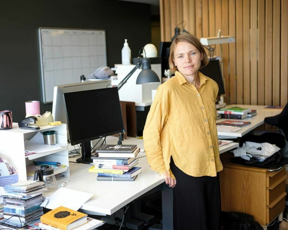 Sara Høgestøl er bokansvarlig i Vårt Land. Foto: Erlend Berge