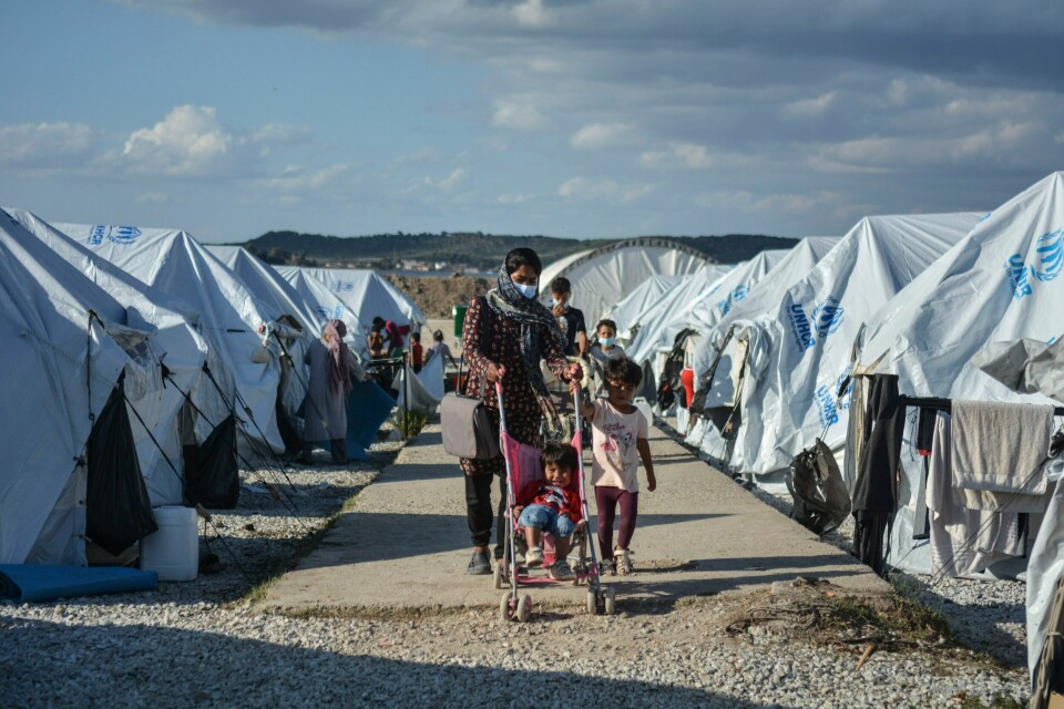 MORIA: I høst brant det i Moria-leiren i Hellas og mange mistet alt de eide og hadde.