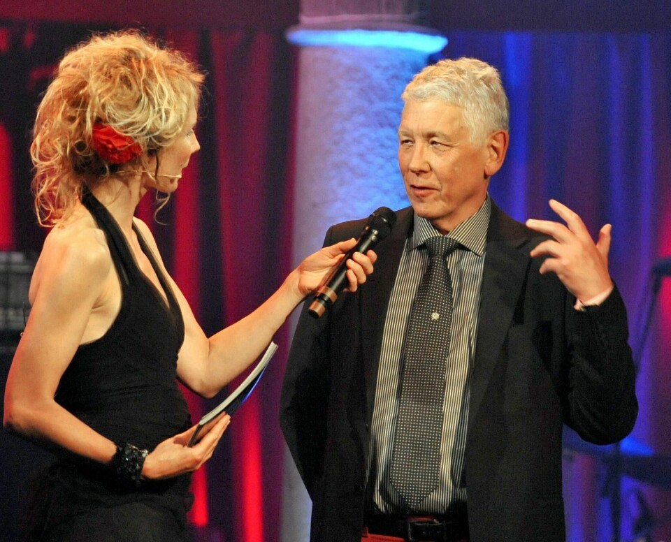 Jan Erik Kongshaug intervjues av Herborg Kråkevik i 2012.