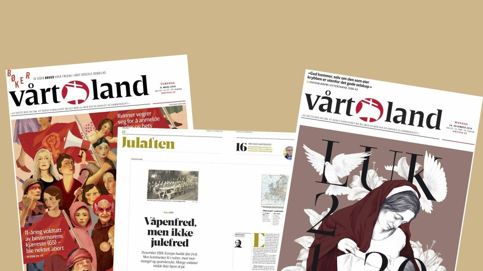Prisdryss for Vårt Land under europeisk prisutdeling