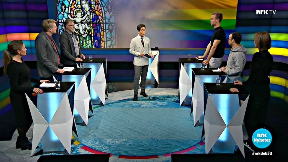 Fra NRKs debatt om «homoterapi».