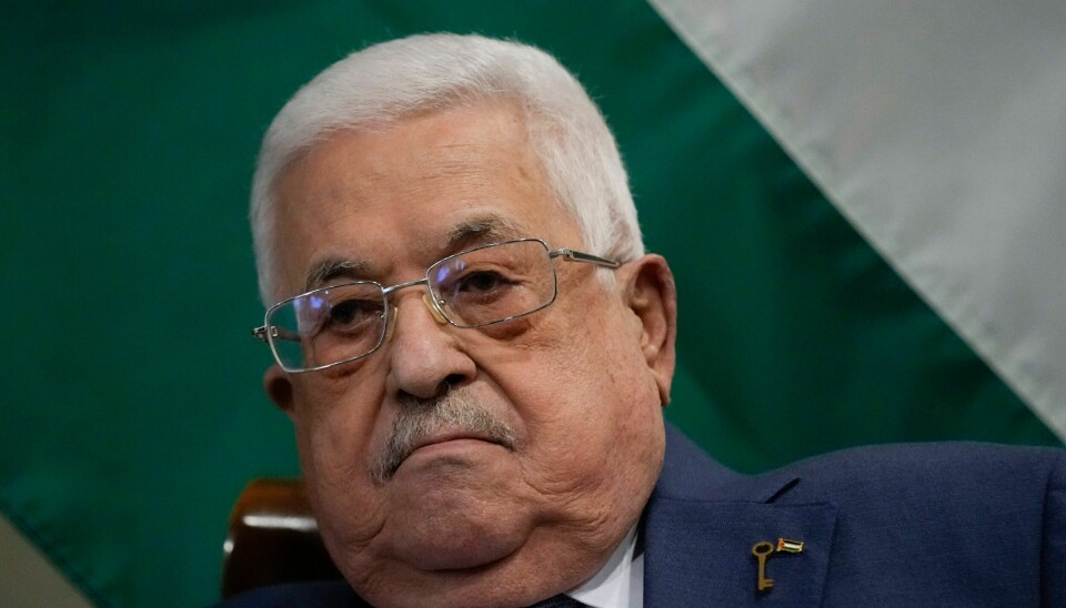 BER OM HJELP: Palestinernes president Mahmoud Abbas kaller Israels krigføring mot palestinerne på Gazastripen et folkemord og ber USA gjøre mer for å få en slutt på krigen. Palestinas president Mahmoud Abbas i Jordan tidligere i uka. Foto: Jacquelyn Martin / AP / NTB