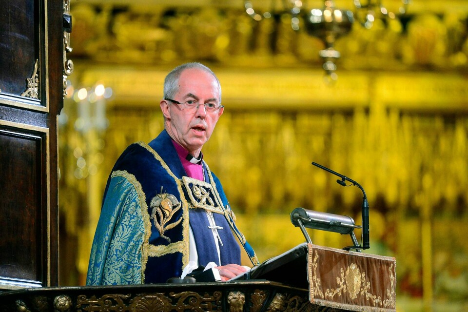 En kommentar fra erkebiskop Justin Welby, har satt i gang stor debatt om Gud er mann eller
kvinne i England.
